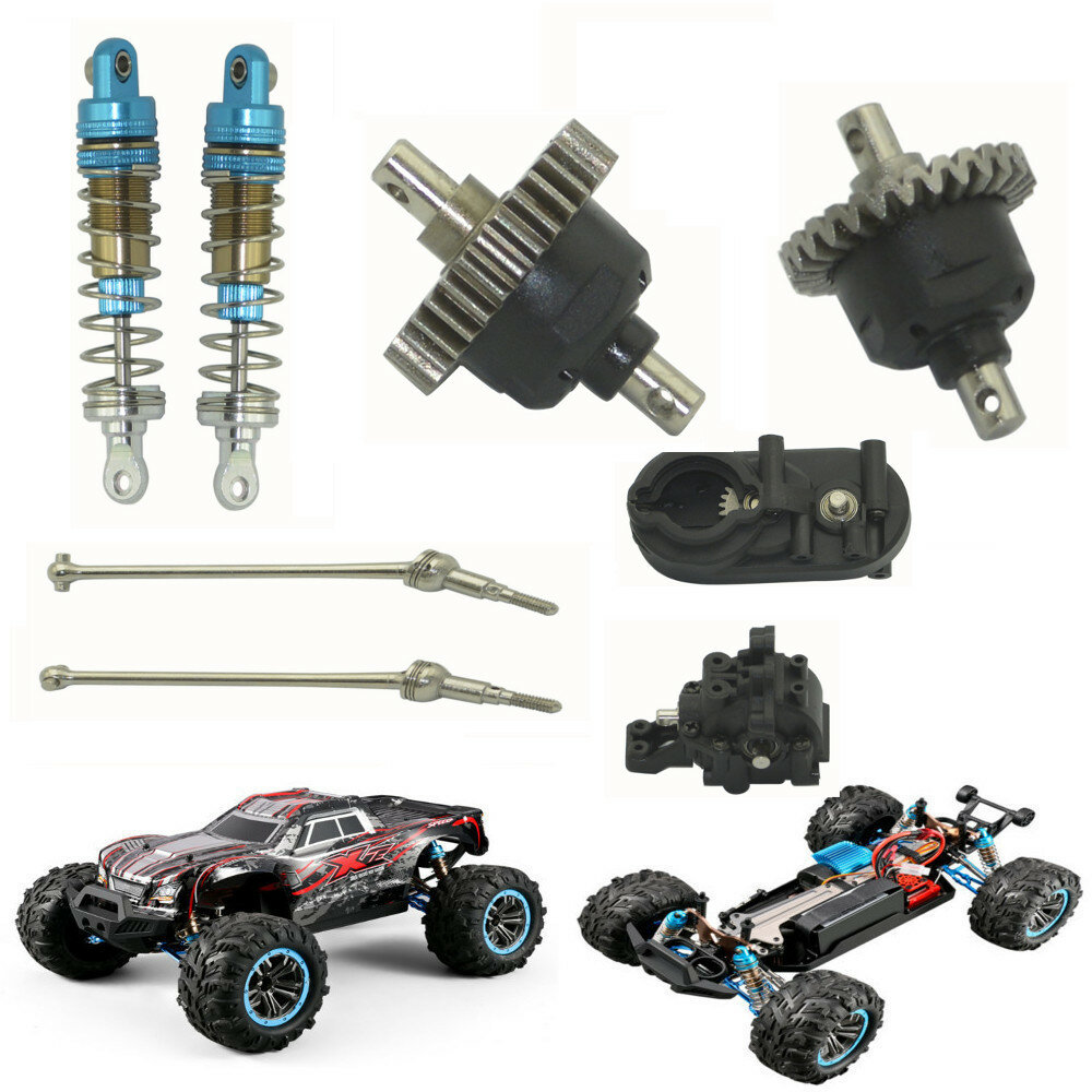 XLF F22A 1/10 Brushless RC Car Spare Front Rear/Middle Differential/Gearbox Assembly CVD Dogbone Vehicles Model Parts