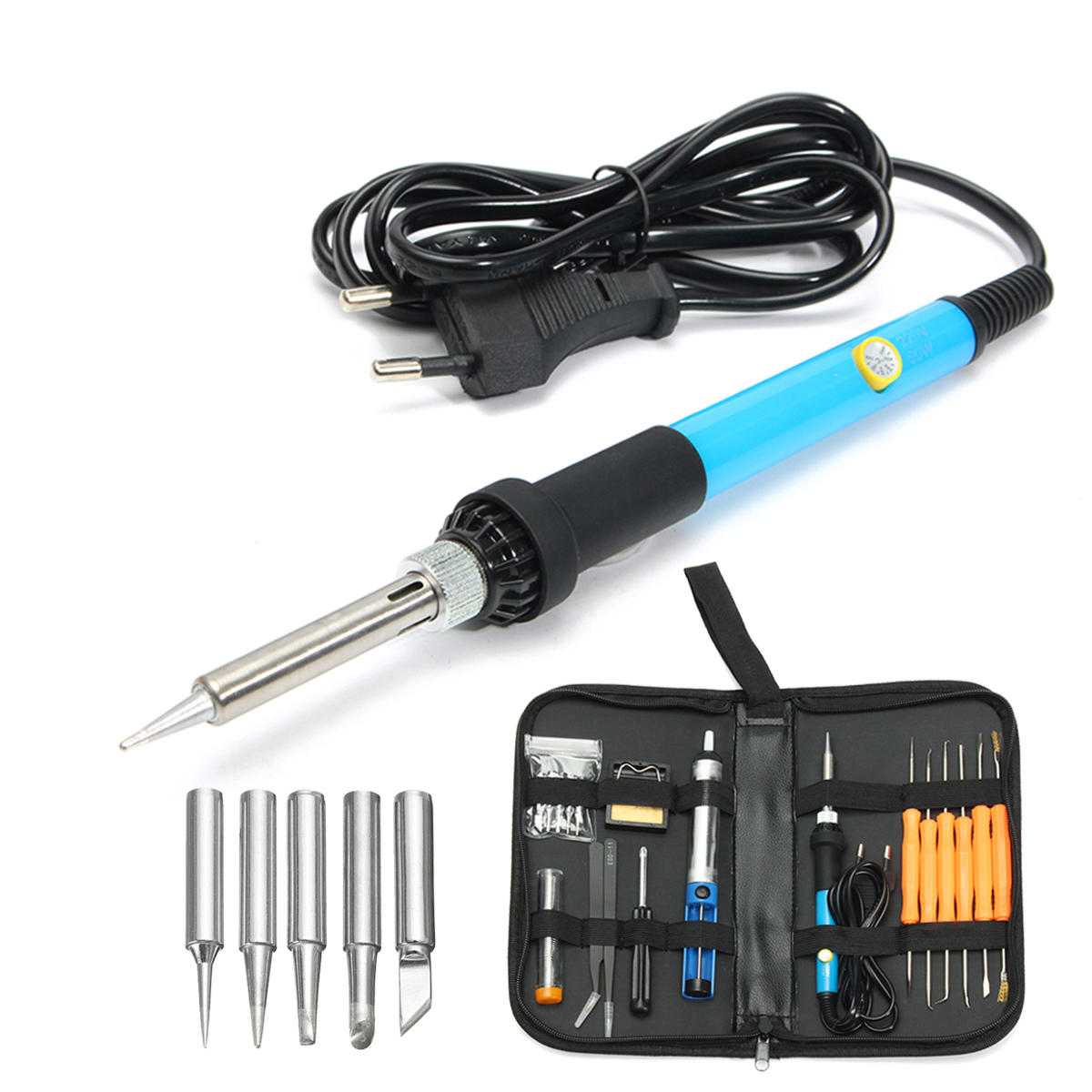 110V/220V 60W Adjustable Electric Temperature Welding Soldering Iron Tool