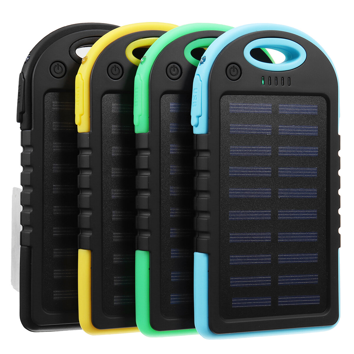 Excellway® Portable 10000mAh Solar Powered System Charger USB Battery Charger Case for Camping Outdoor