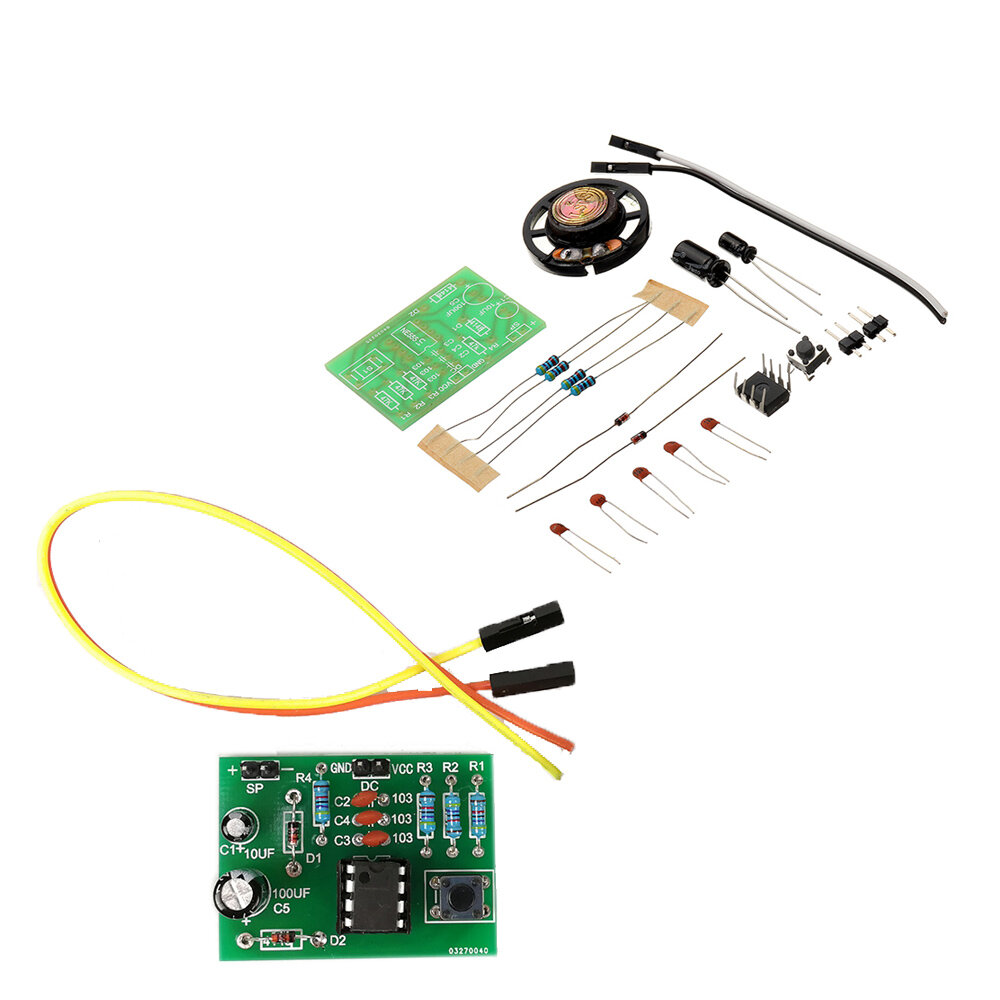 

DIY NE555 Ding Dong Bell Doorbell Module Kit DIY Music DIY Electronic Production Training Kit