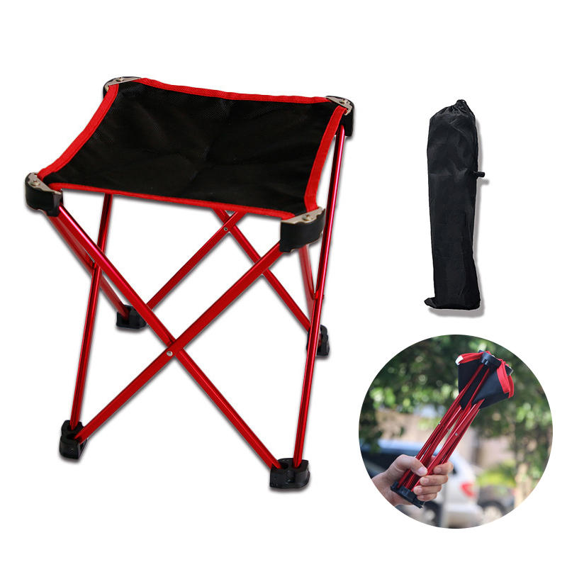 Outdoor tragbarer Klappstuhl aus Aluminium für BBQ am Strand, maximale Belastung 90 kg, Camping und Picknick