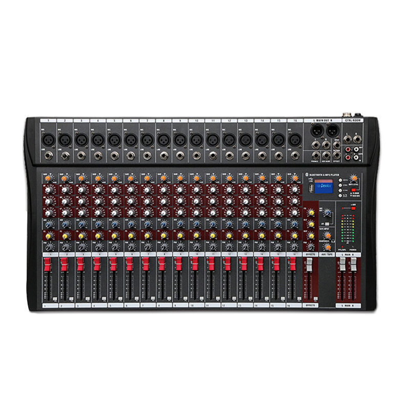 16 Channel Professional DJ Studio Live Studio Audio Mixer Sound Console