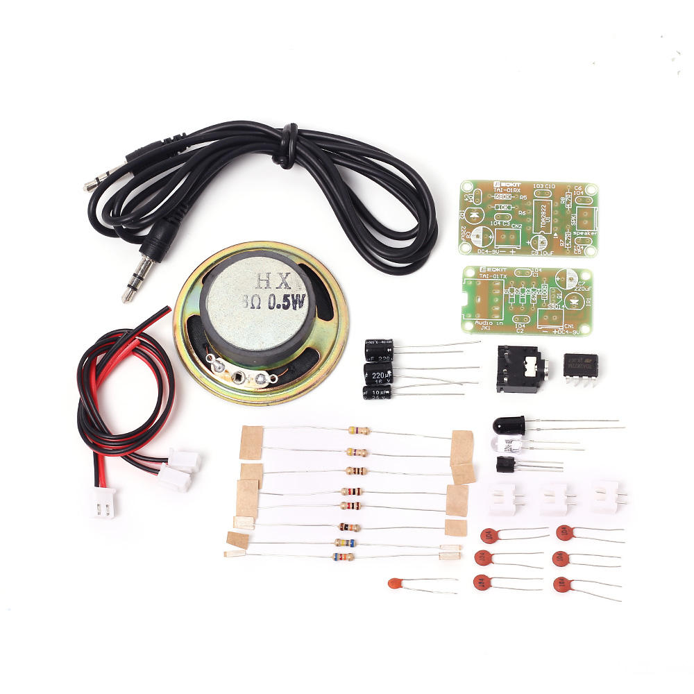 5 stks TAI-01 5V Infrarood Audio Transceiver DIY Kit IR Geluid Voice Infrarood Transmissie Module Ki