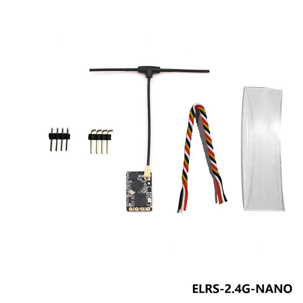 

BAYCK ELRS 2.4GHz High Refresh Rate NANO ExpressLRS Receiver with T Type Antenna Support Wifi for FPV RC Racer Drone
