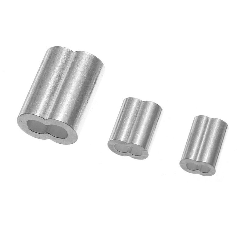 100 stuks M1.5 M2 M3 aluminium krimphoes mouwkabelkabel kabelhuls clip