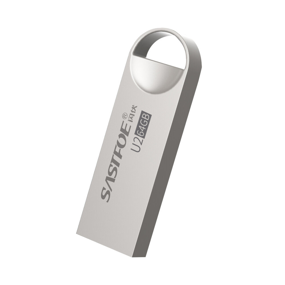 SASTFOE USB2.0 Flash Drive Disk 32G/64G Metal Waterproof USB Memory Disk Portable Thumb Dirve