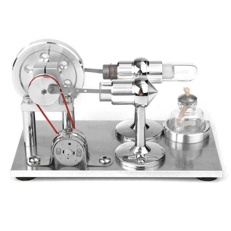 Hot Air Stirling Engine Model Electricity Power Generator Motor Toy Kits Gift