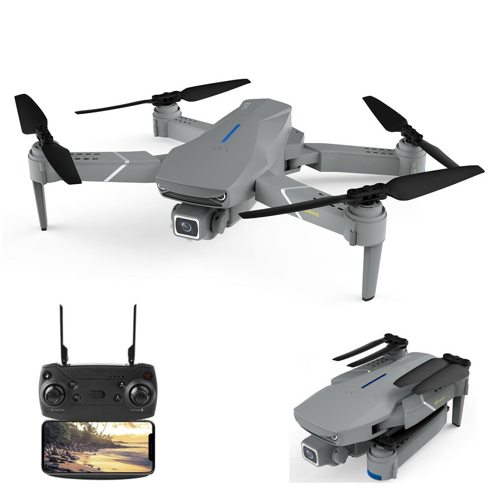 [US$104.99~134.99 17% OFF] Eachine E520S PRO GPS WIFI FPV With 4K HD Camera  Adjustment Angle 16mins Flight Time Foldable RC Drone Quadcopter RTF 