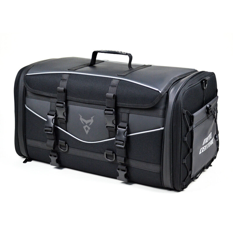 MOTOCENTRIC 33L 1200D Waterproof Cycling Bag Motorcycle Rear Seat Storage Box Luggage Bag