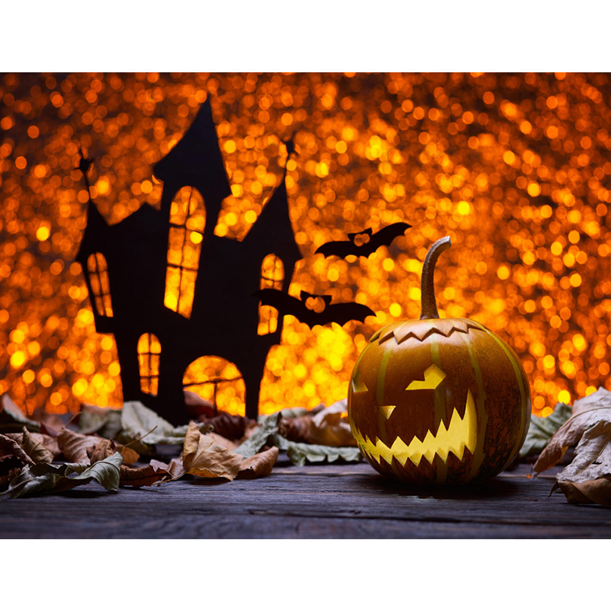 7x5FT kasteel pompoen lantaarn Halloween thema fotografie achtergrond Studio Prop achtergrond