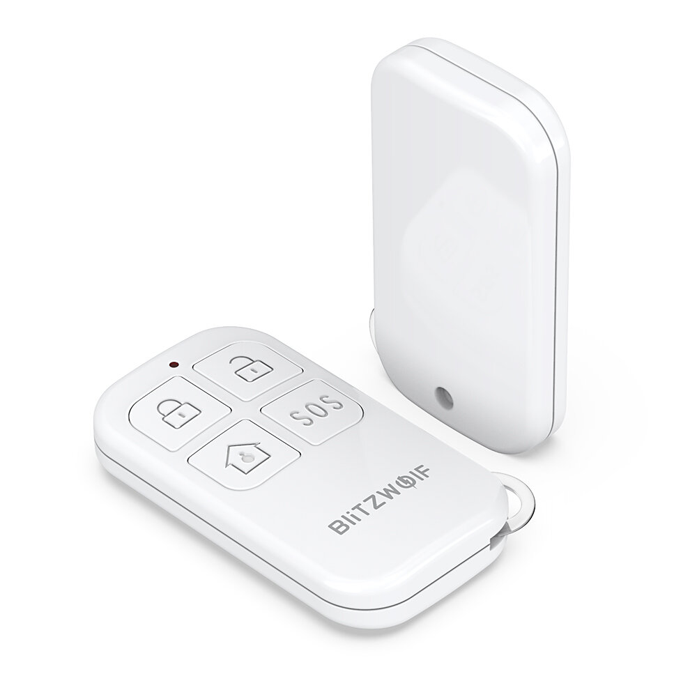 BlitzWolf BW-RF01 433Mhz Wireless Remote Controller Real-time SOS Function For Home Security Alarm System Hub Compatible
