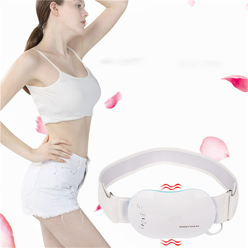 

Electric Keep Fit Belt Fitness Vibrating Massager Fat Burning Vibration Waist Trainer Abdominal Belly Exerciser for Woma