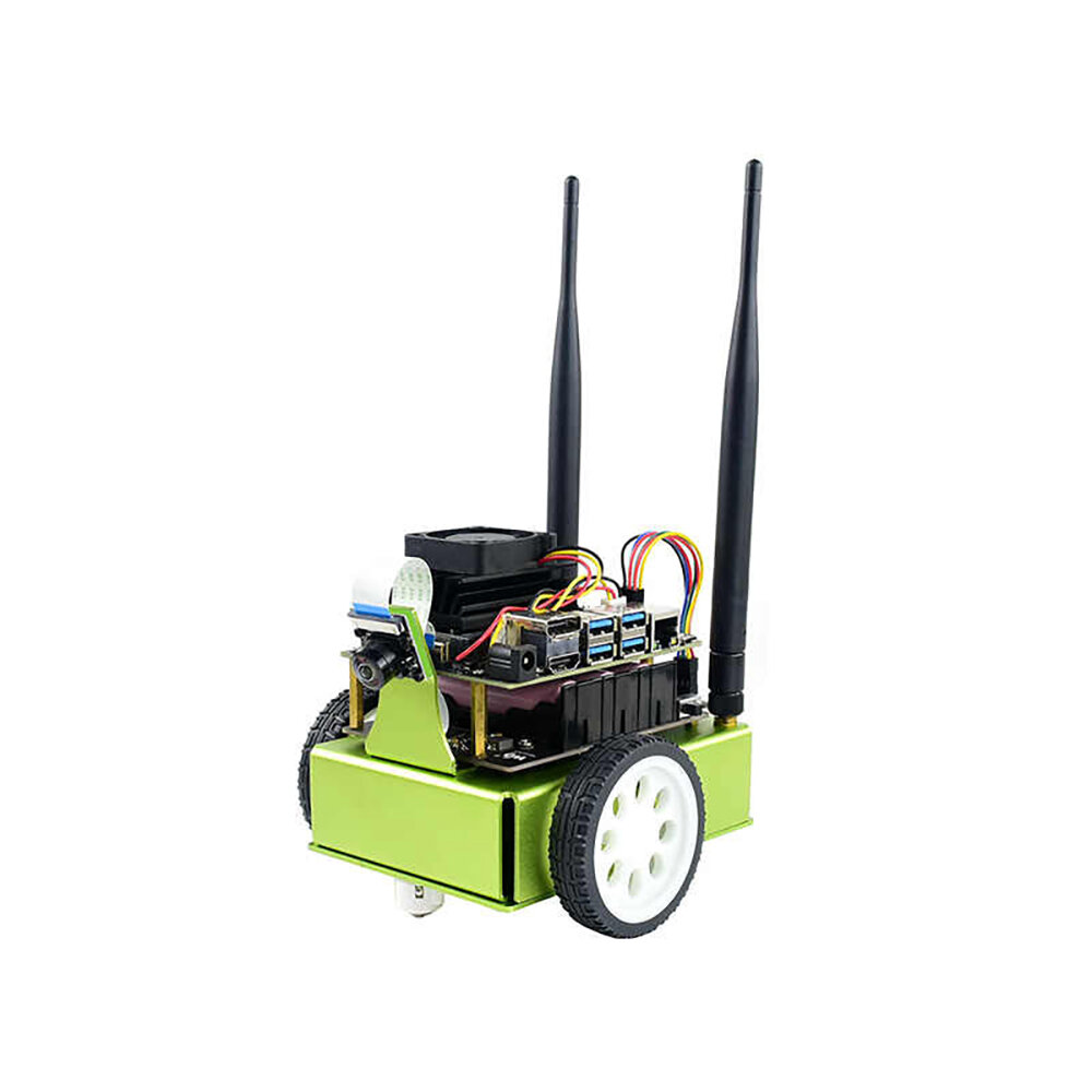 

JetBot AI Kit AI Robot Based On NVIDIA Jetson Nano Facial Recognition Object Tracking Artificial Intelligence Robot Car