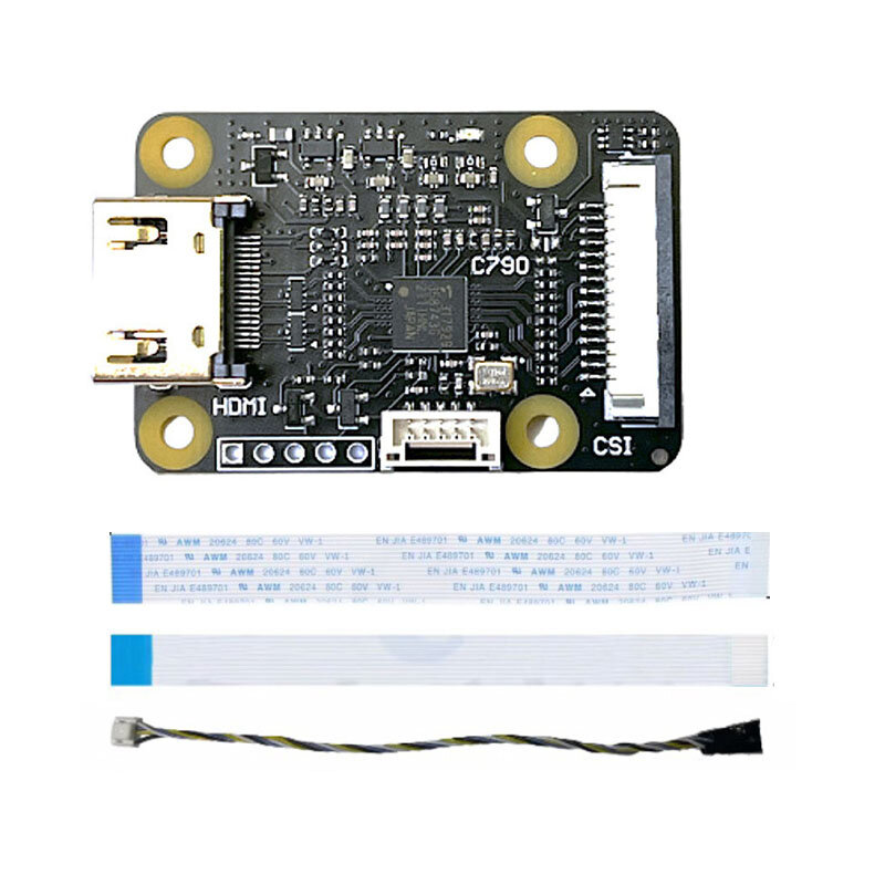 

HDMI to CSI-2 C790 Module 1080P 60Hz HDMI IN to CSI C0779 Expansion Board pikvm Compatible with Raspberry Pi Supports Au