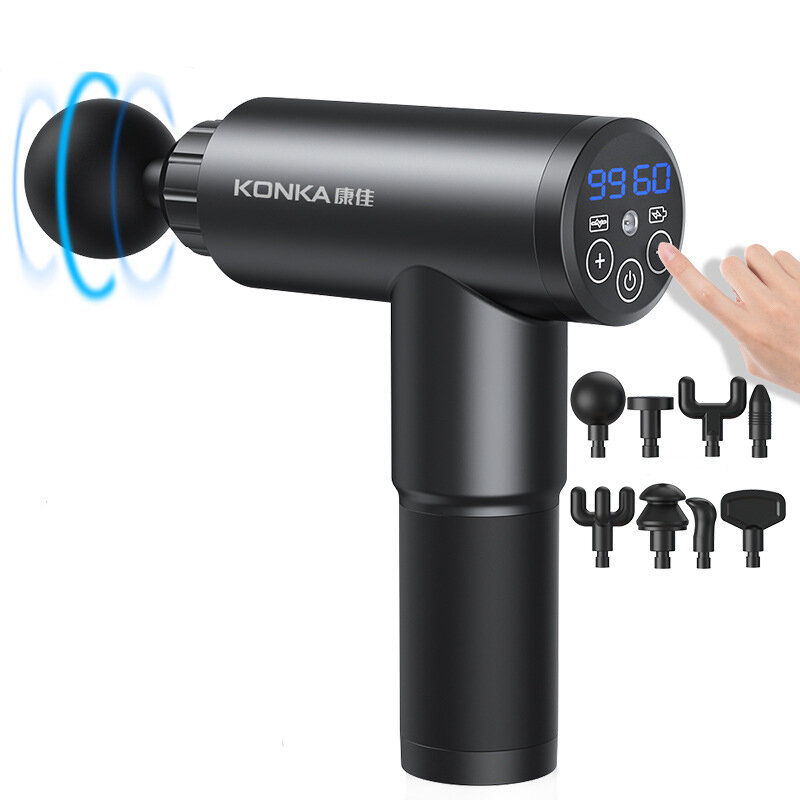 KONKA Intelligent Control Massage Gun 99-speed Frequency Conversion Vibration Fasica Massage Gun Long Battery Life Massa