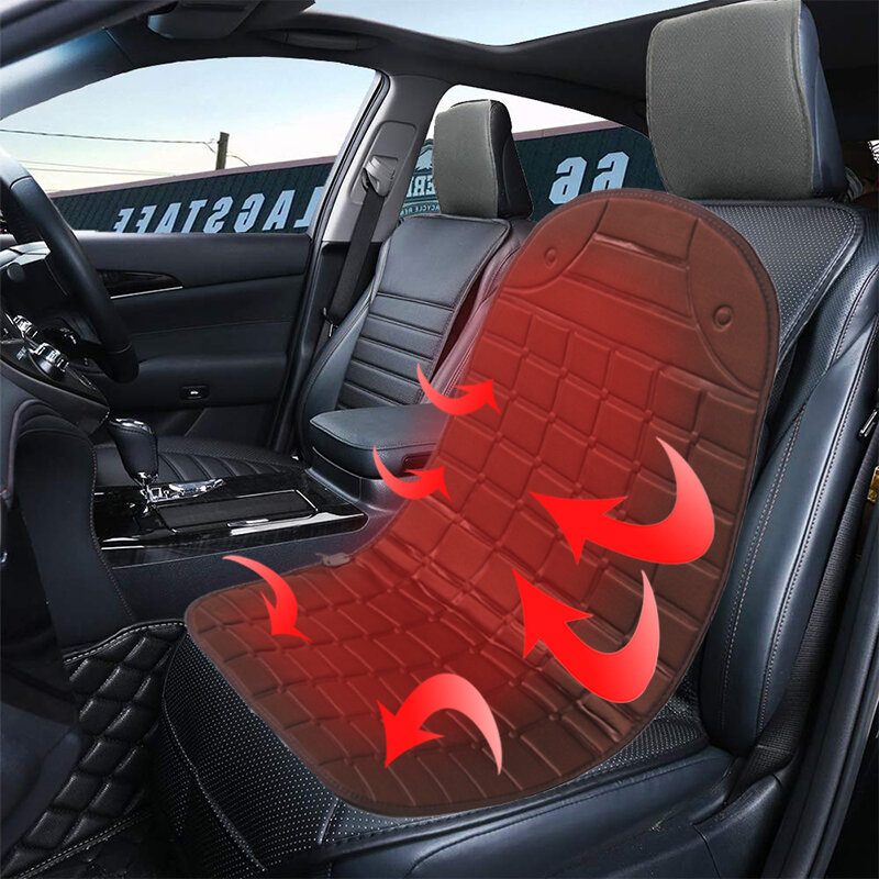 12V 45W Square/Rectangle Heating Mat Cushion Constantly Heat for Car Seat