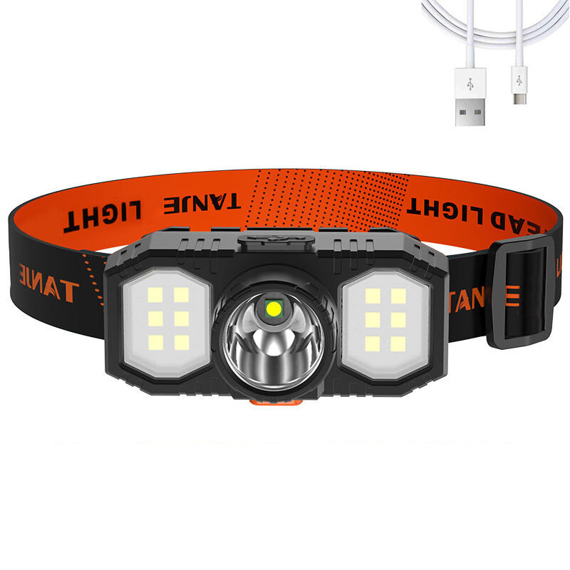 

XANES® XPE+COB Bike Headlamp 3 Modes Adjustable USB Rechargeable LED Work Light Waterproof Cycling Bicycle Lantern