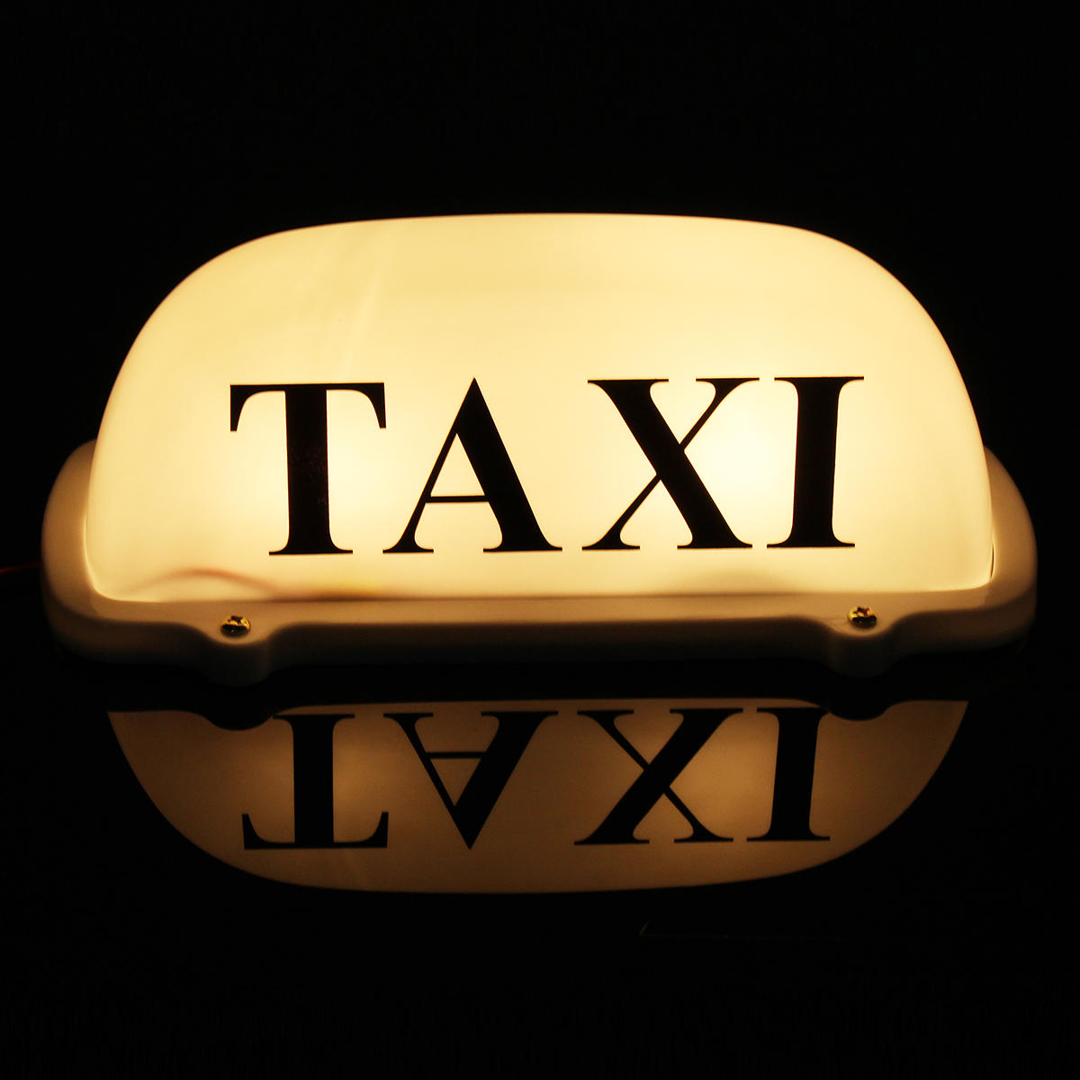 Yellow LED Light Lamp Taxi Cab Roof Top Sign Topper Shell Magnetic Base 12V US