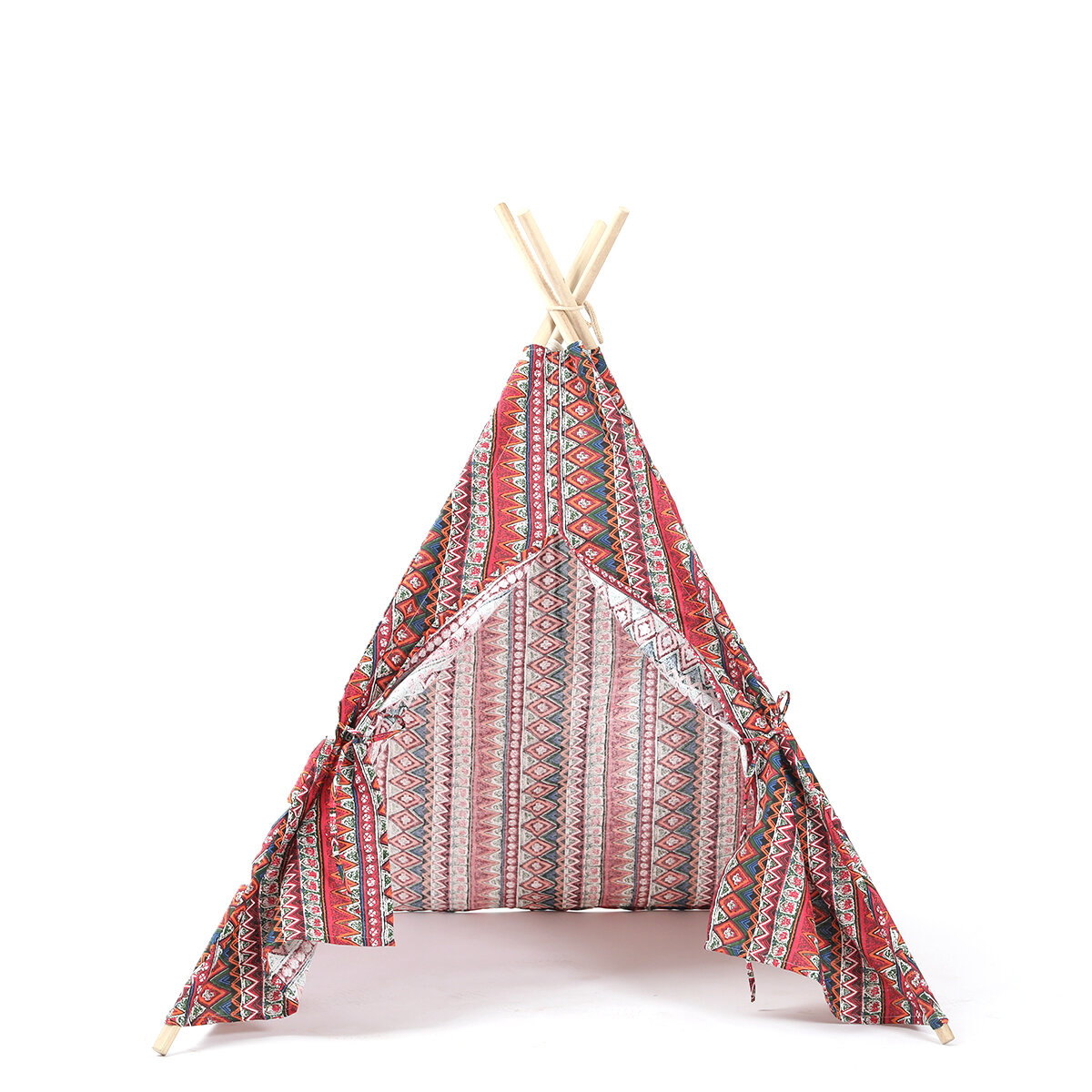 

Home Indian Teepee Tent Canvas Children PlayHouse Garden Outdoor Toys