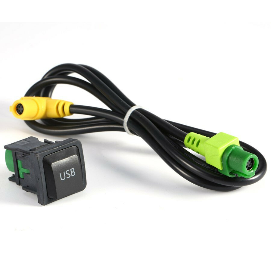 RCD510 RNS315 RCD310 Auto USB Data Adapter Switch Knop Kabel Kabelboom Voor VW Golf 6 MK6 Sagitar