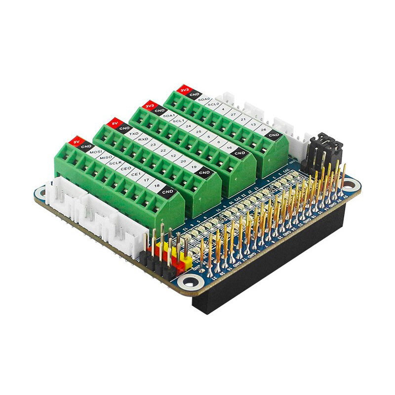 

Raspberry Pi GPIO Тестовая плата расширения PCF8591 Встроенный модуль LED Обнаружение порта ввода-вывода ADC/DCA Датчик