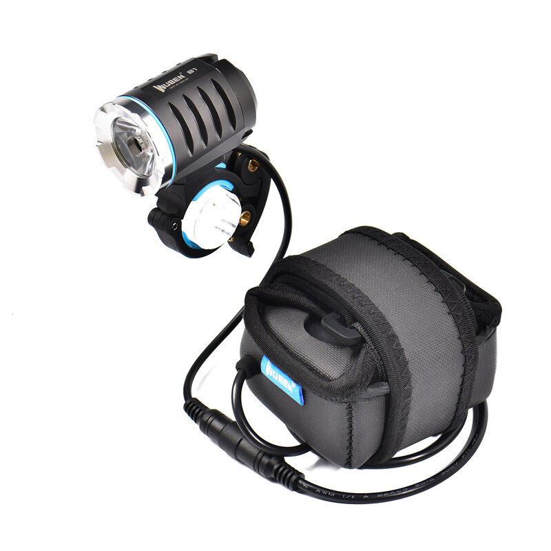 WUBEN B1 Professionele Fietslamp XHP70.2 3600 Lumen Continu Emitting Oplaadbare Waterdichte Fietslam