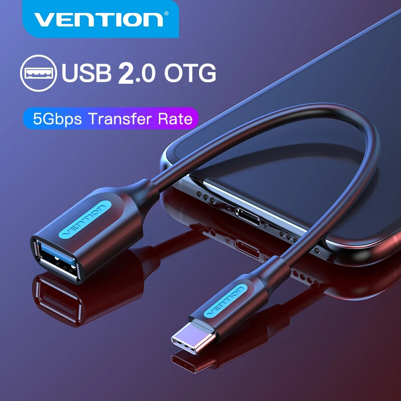 Ventie USB-C naar USB 2.0-adapter OTG-kabelconverter Vrouwelijke kabeladapter voor Samsung Galaxy No