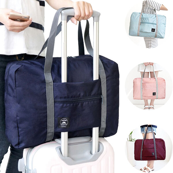 IPRee® Sac de rangement de voyage portable en polyester imperméable pliable sac à main pour bagages