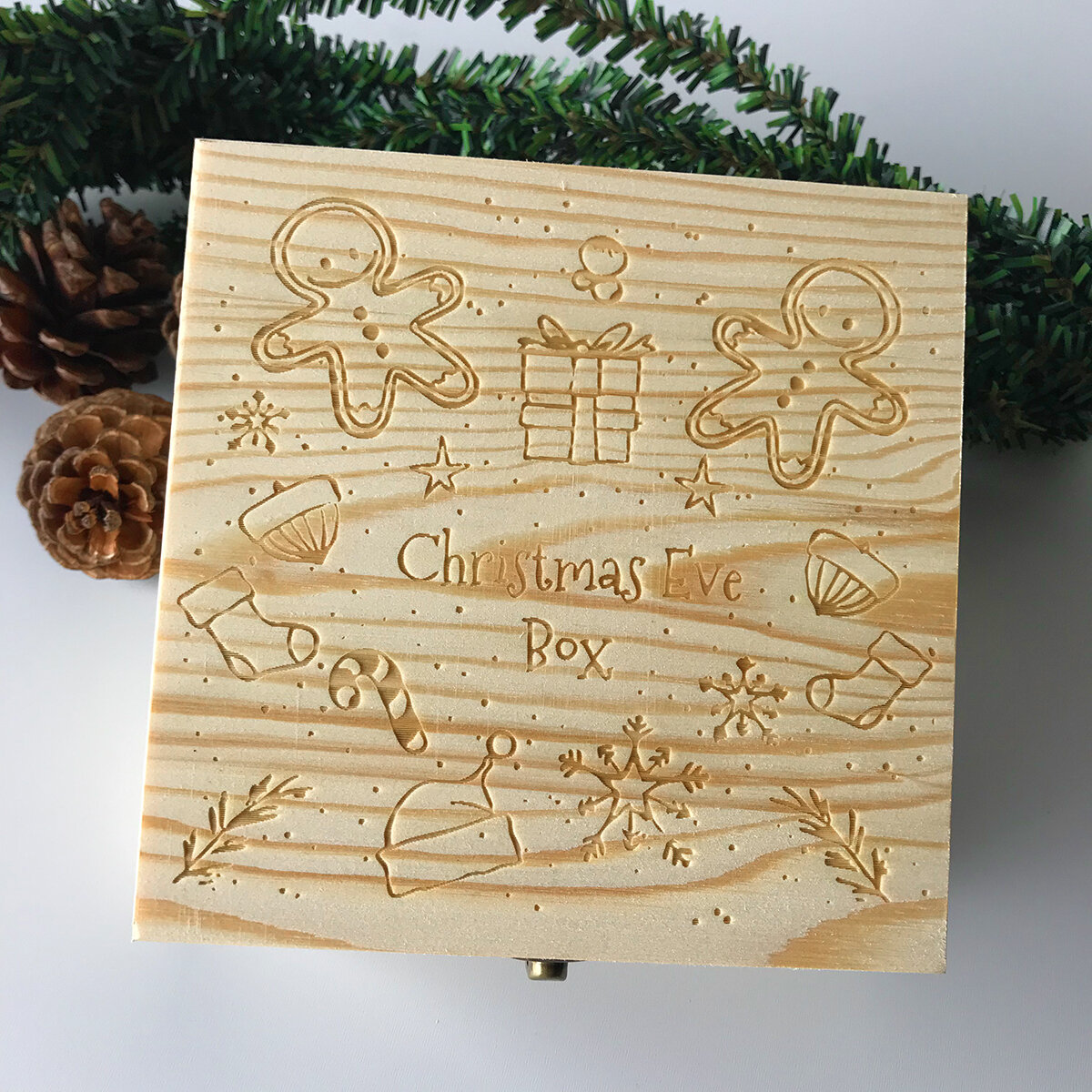 クリスマスオーナメント木製ギフトボックスおもちゃ от Banggood WW