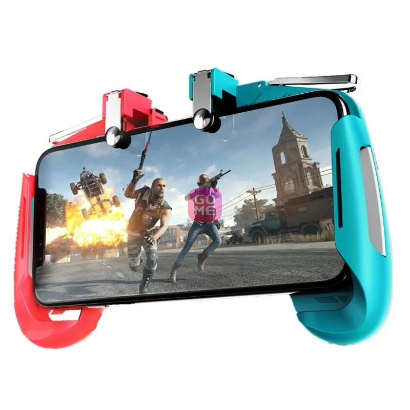 

DATA FROG S9-D ColorfulPUBG Game Controller Gamepad Trigger Shooter for PUBG Mobile Game with Foldable Phone Holder fo