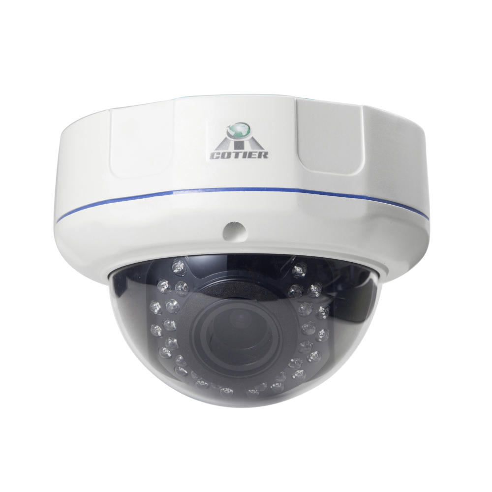 

COTIER TV-537H5/IP AF POE H.264++ 5MP IP Camera Dome Camera Auto Focus 4x Zoom 2.8-12MM Lens Surveillance Cameras
