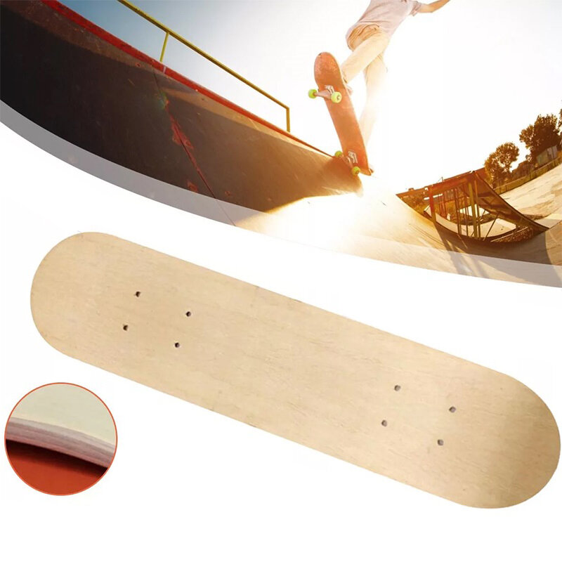 

7 Layers Maple Double Rocker Skateboard Maple Skateboard Deck DIY Children Skate Board 43/60/70/80CM Longboard Skateboar
