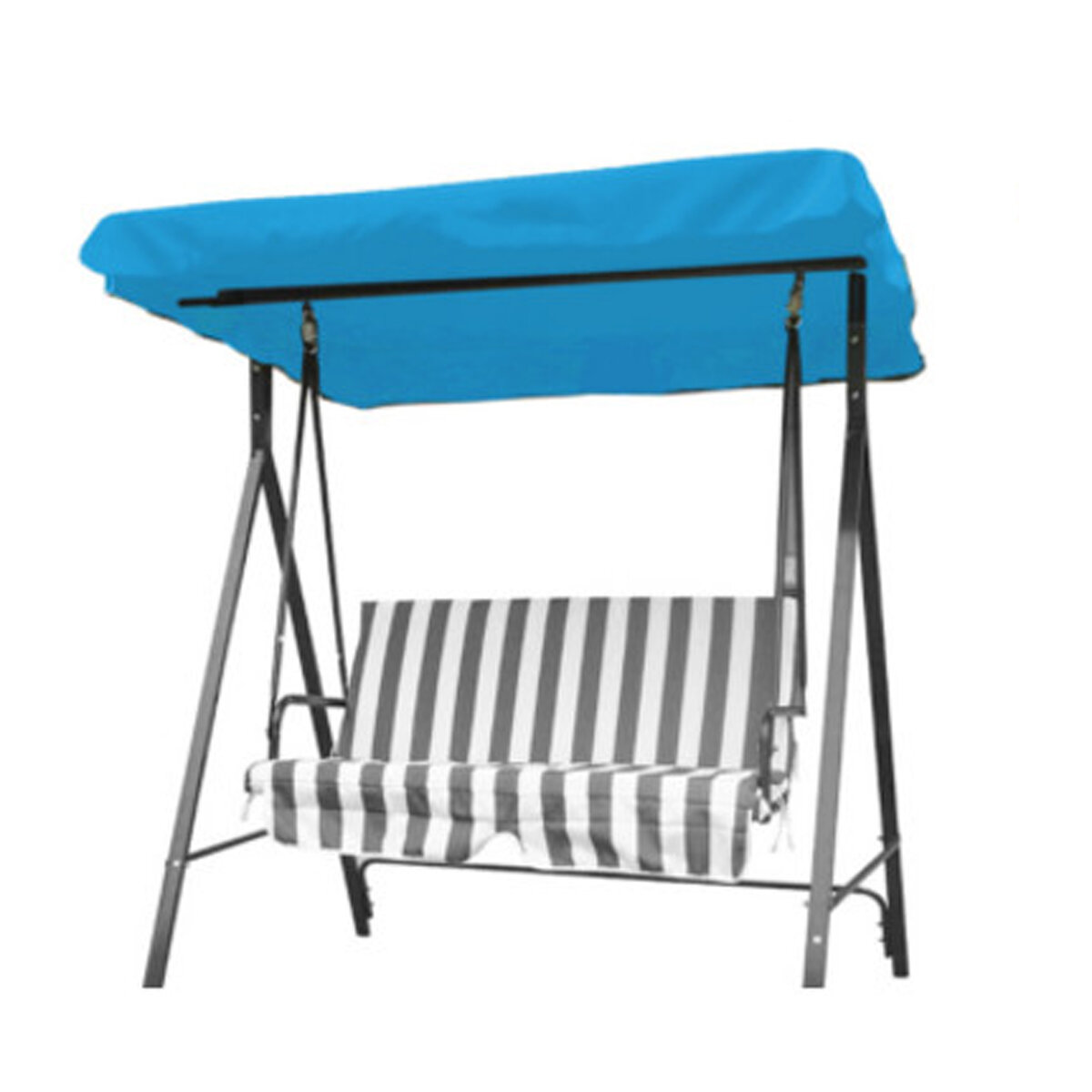 

2/3 Seaters Swing Chair Garden Hammock Anti-UV Replacement Canopy Spare Cover