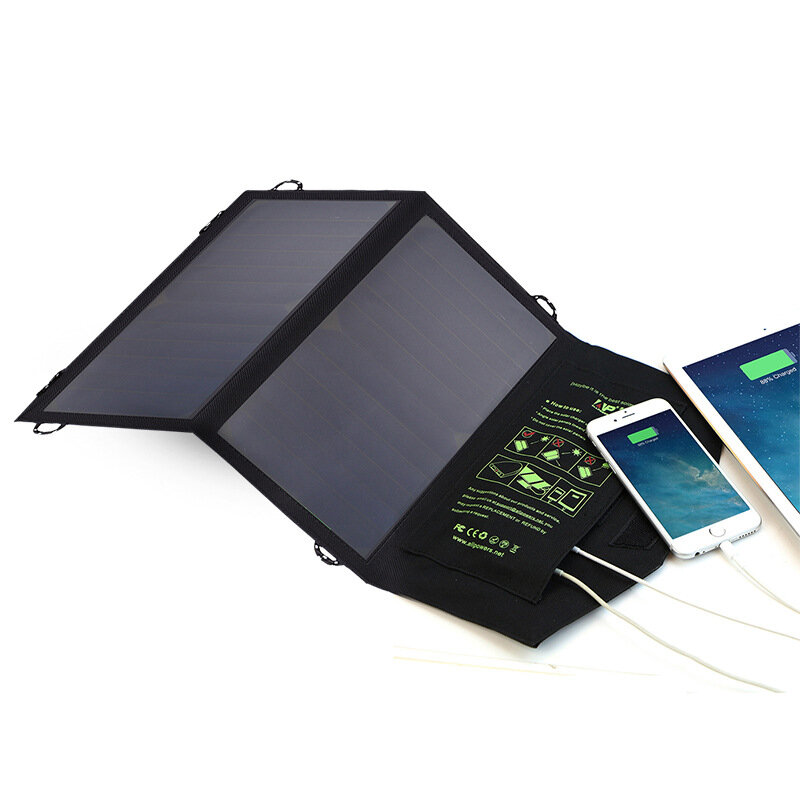 Φορτιστής ηλιακής ενέργειας ALLPOWERS 5V 10W με διπλή θύρα USB για iPhone Huawei Phonoes στον εξωτερικό χώρο