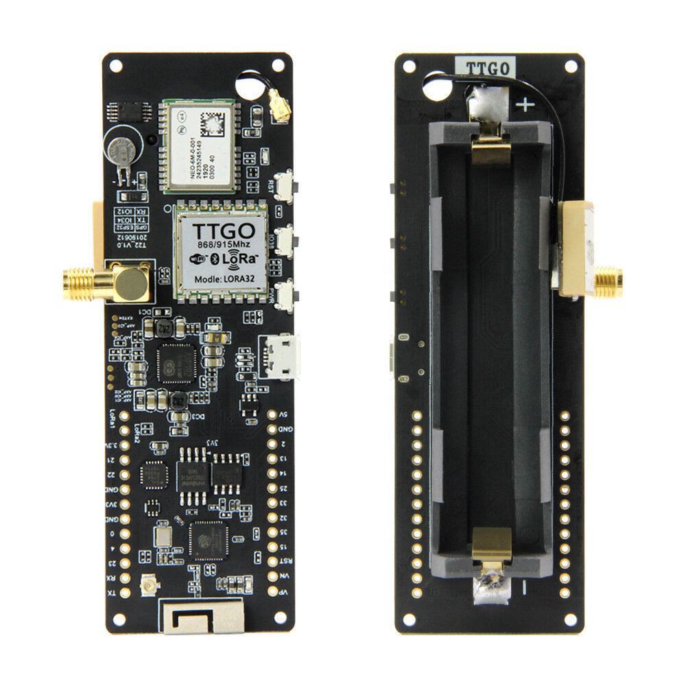LILYGO? TTGO T-Beam v1.0 ESP32 CH9102F Chip bluetooth WiFi Wireless Module LoRa GPS NEO-6M SMA