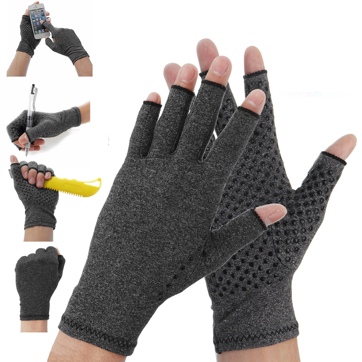 1 Paar Anti Artritis Handschoenen Gemak Pijnbestrijding Compressie Handschoenen Hand Ondersteuning O