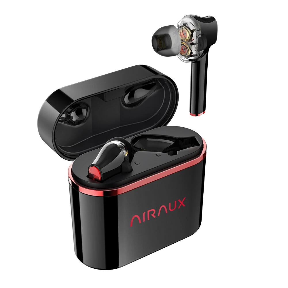BlitzWolf® AIRAUX AA-UM5 Dual Dynamic Drivers TWS slušalice True Wireless Stereo Control Tap vodootporne slušalice s futrolom za punjenje tipa C