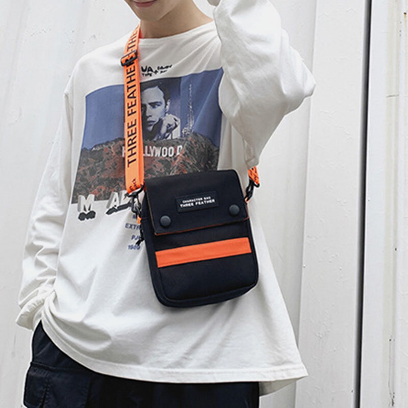 Unisex Nylon Mini Fashion Casual Outdoor Hip-hop Crossbody Bag Shoulder Bag