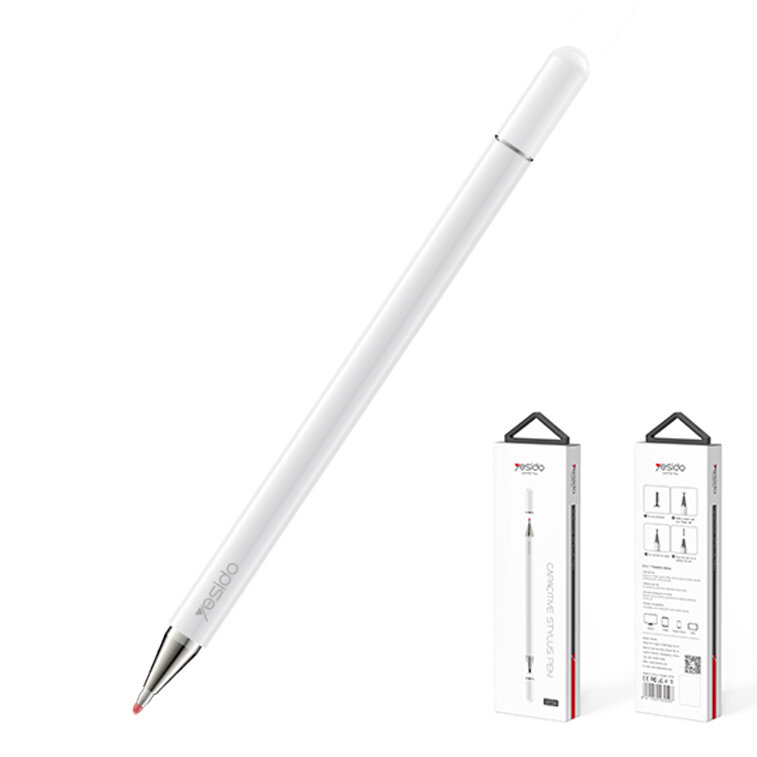 

Yesido ST04 Universal 2 In 1 Stylus Pen High Sensitive Passive Capacitive Pen Touch Screen Stylus Drawing Pen for Apple