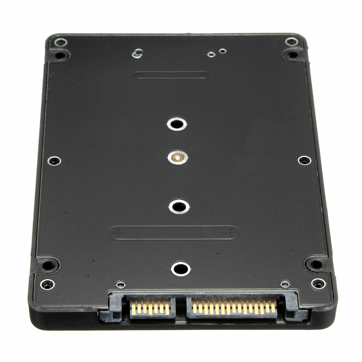 B + Mキーソケット2M.2 NGFF（SATA）SSDから2.5SATAアダプターカードハードドライブコンバーター（ケース付き）