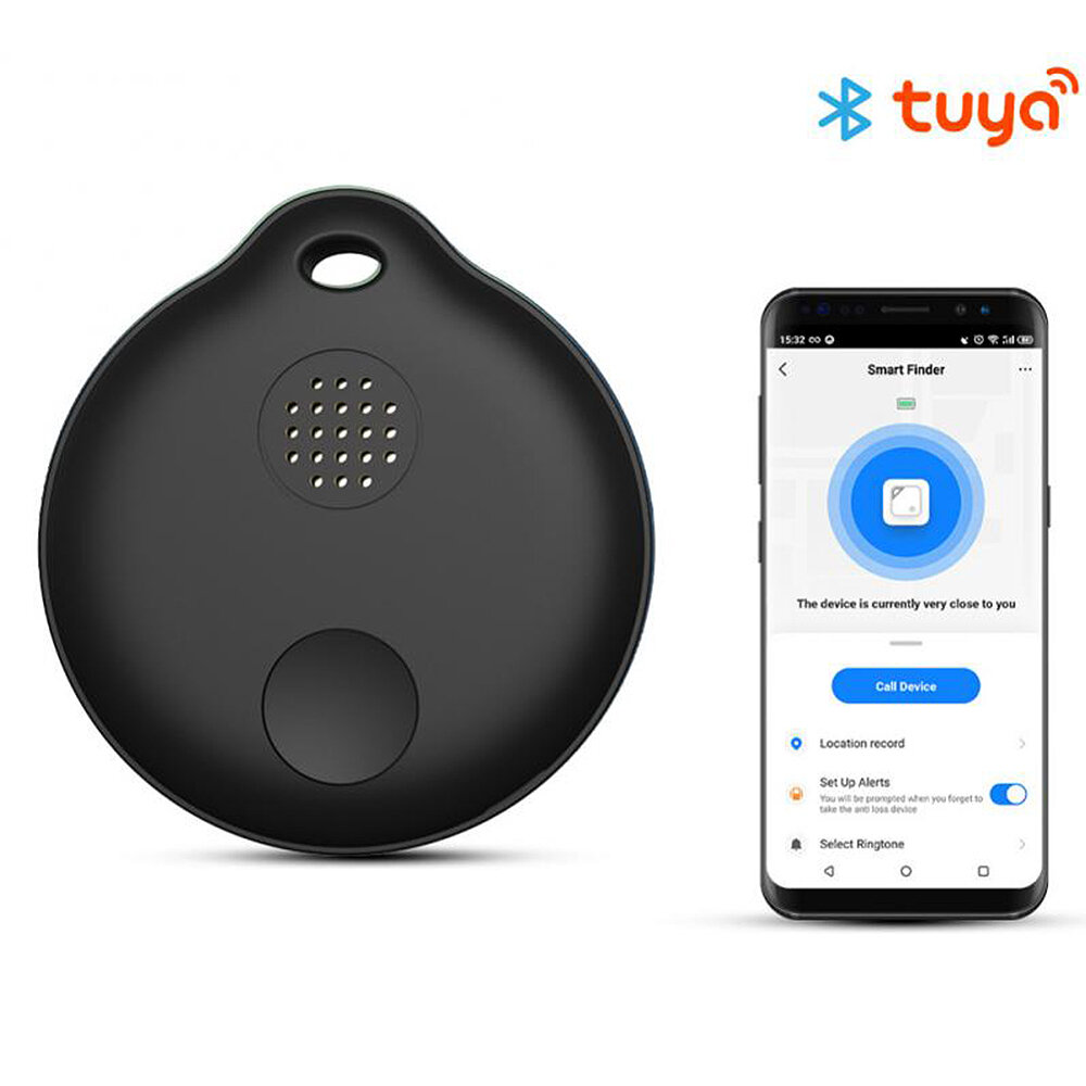 Tuya Bluetooth Anti-verloren zoeker Draadloze Mini GPS Tracker APP Zoek Locatie Alarm Draagbaar voor Telefoon Koffer Pet Key Finder