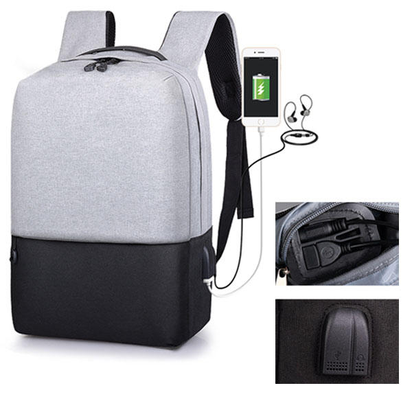 IPRee 14-calowa torba na laptopa USB Charging Anti-theft Plecak Travel Oxford Cloth Waterproof Package
