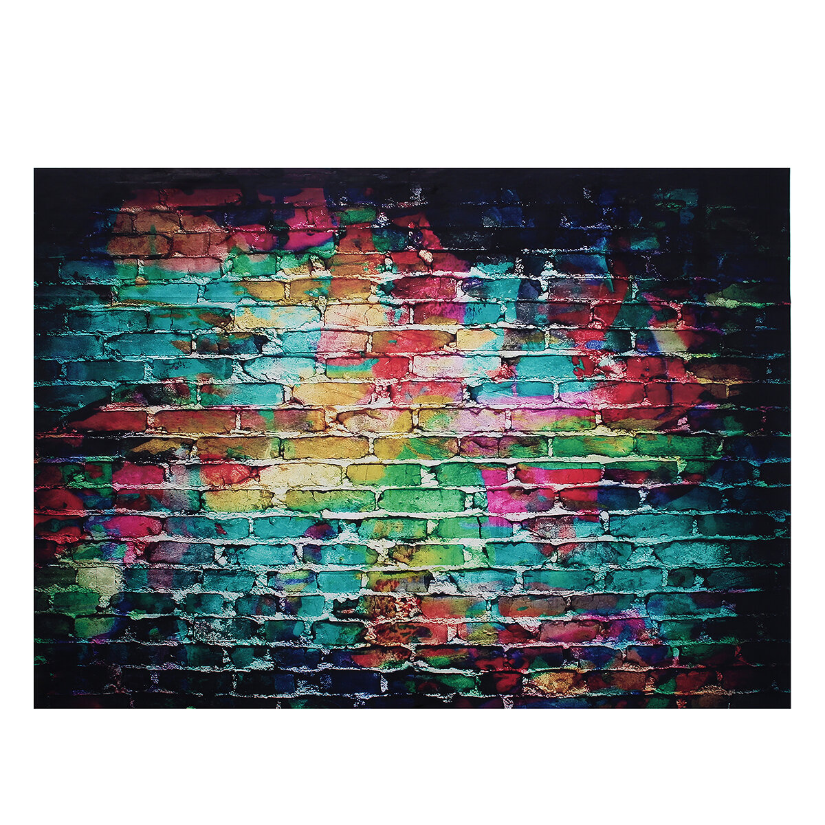 210cm x 150cm Brick Wall Silk Photography Backdrop Waterproof Background Studio Prop