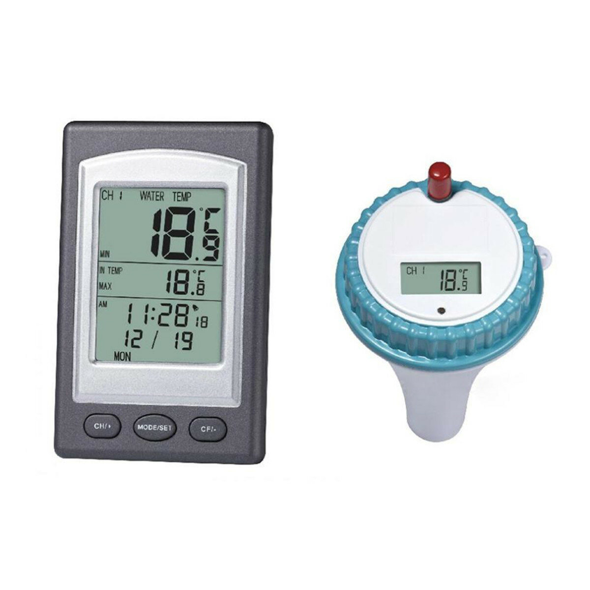 Remote Wireless Pool SPA Whirlpool Thermometer Innenanzeige  40   60 ° C 
