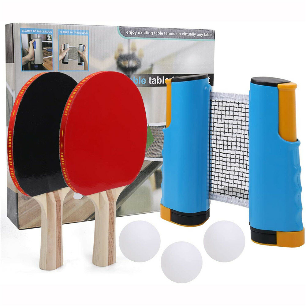 

Набор для настольного тенниса Портативная сетчатая телескопическая сетка Спортивные декомпрессионные игрушки для помещен