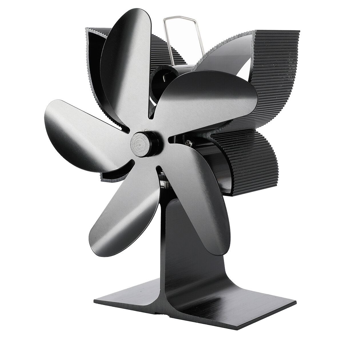 5 Blades Fireplace Fan Stove Fan Heated Fan Heat Powered Eco Fan Low Noise