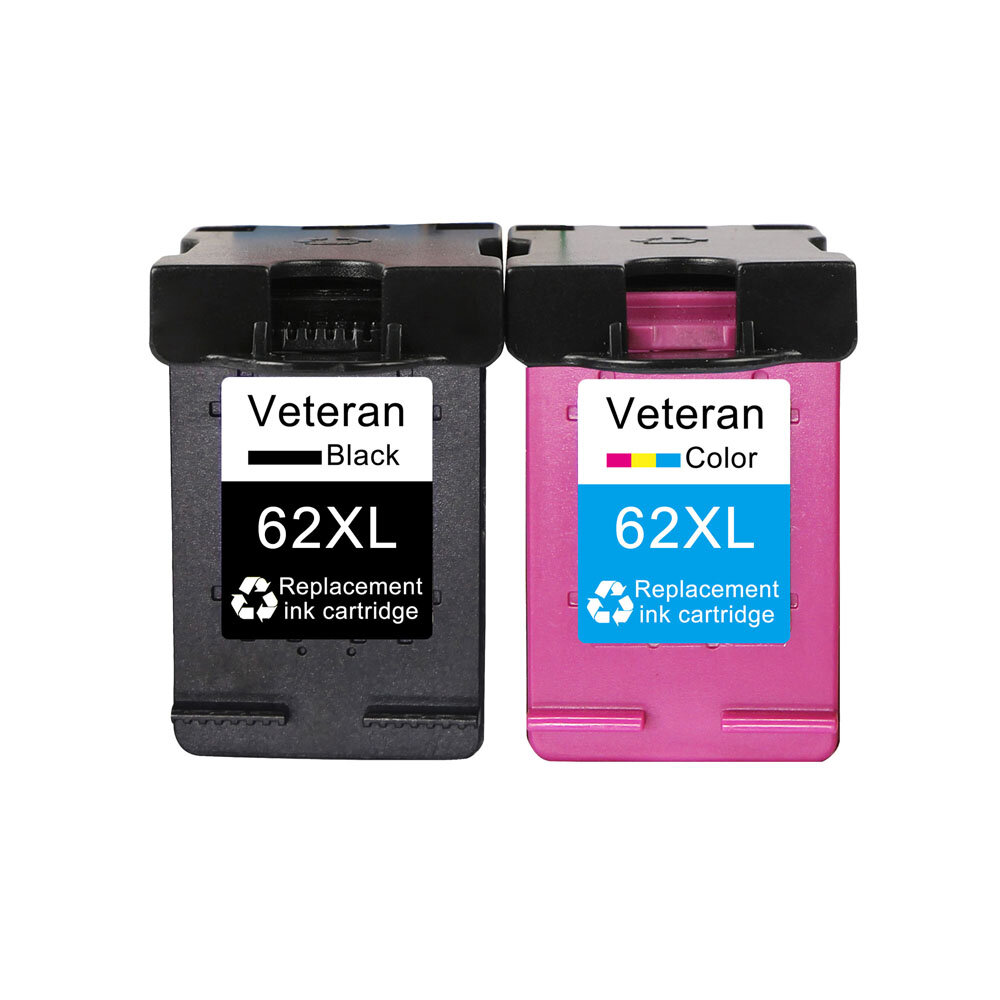 62XL black Ink Cartridge Replacement for hp 62 XL hp62 Envy 5640 OfficeJet 200 5540 5740 5542 7640 printers