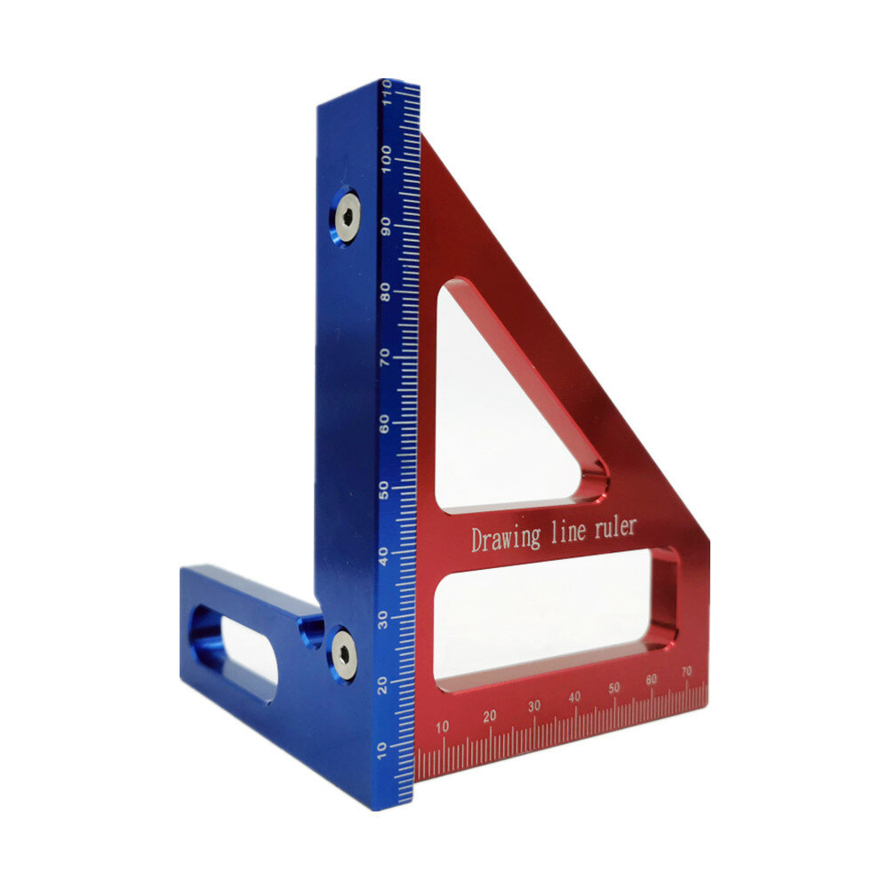 best price,aluminum,alloy,45/90,degree,woodworking,square,protractor,miter,triangle,discount