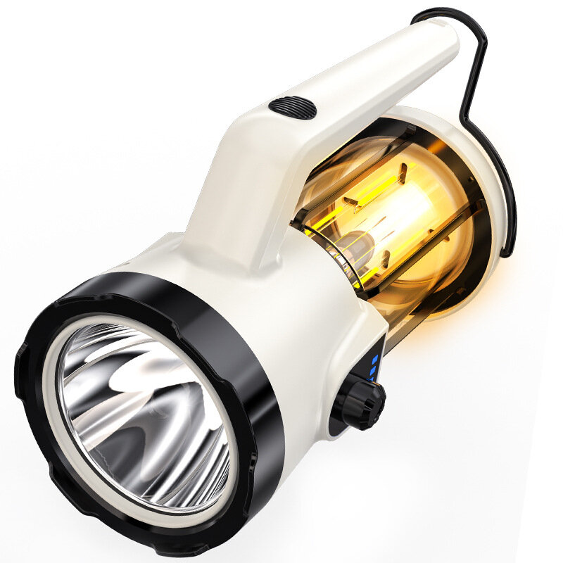 Multifunctionele campinglamp USB oplaadbaar, draagbare haak, tentlamp, noodlamp voor buiten.