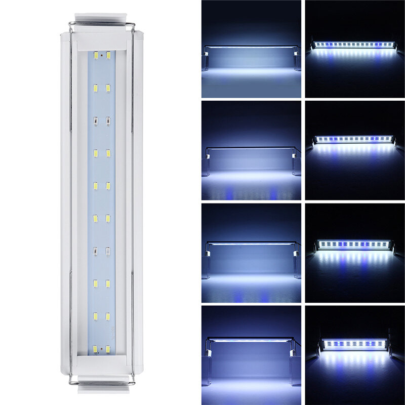 3/5/7/9 W aquariumlamp 220V LED energiebesparende blauwe + witte lichtlijnschakelaar